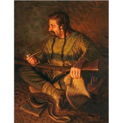 Tom Saubert | b. 1950 | With a Mountain Rifle