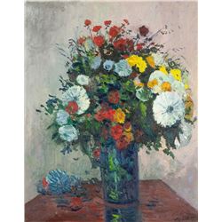 John Modesitt | b. 1955 | Still Life with Blue Vase