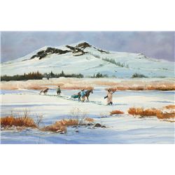 Thomas Dedecker | b. 1951 | Moving Camp, Crow