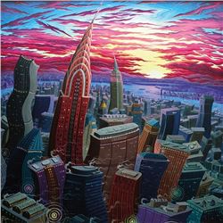 Kim Douglas Wiggins | b. 1960 SAI | The Chrysler at Sunset