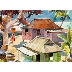 Tom Hill | b. 1925 ANA, AWS | Rural Jamaica