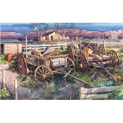 Tom Hill | b. 1925 ANA, AWS | Sunset Moonrise