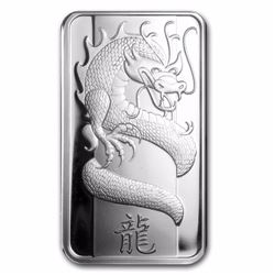 1 oz Silver Bar - Pamp Suisse (Year of the Dragon)