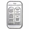 Image 1 : 1 oz Silver Bar - Ten Commandments (w/Box & Capsule)