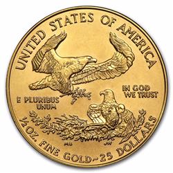 1/2 oz Gold American Eagle BU (Random Year)