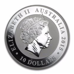 2015 Australia 10 oz Silver Kookaburra BU