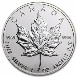 1997 Canada 1 oz Silver Maple Leaf BU