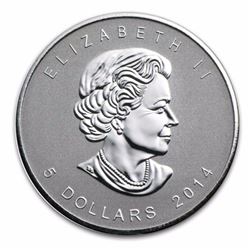 2014 Canada 1 oz Silver Maple Leaf Horse Privy