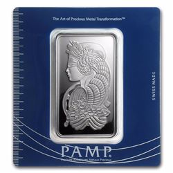100 gram Silver Bar - Pamp Suisse (Fortuna)