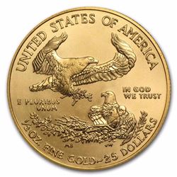 2015 1/2 oz Gold American Eagle BU (w/U.S. Mint Box)
