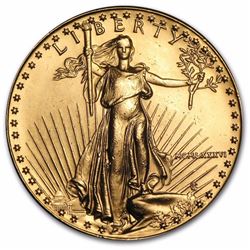 1986 1 oz Gold American Eagle BU (MCMLXXXVI)