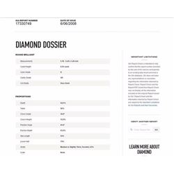 0.55 ct GIA Round Brilliant D, SI1, Solitaire Ring 18K Yellow Gold RingSize  6.5