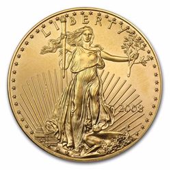 2008 1 oz Gold American Eagle BU