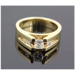 1.20 ctw Diamond Engagement  Ring 14K Yellow Gold  I-J, VS1  7.5 tgw |**Size:6.75