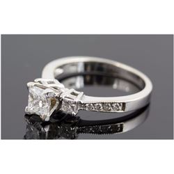 2.50 ctw Diamond Engagement  Ring 14 K White Gold  G-H, I1  3.3 tgw |**Size:6.75