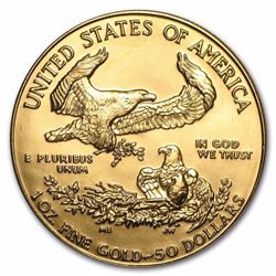 1990 1 oz Gold American Eagle BU (MCMXC)