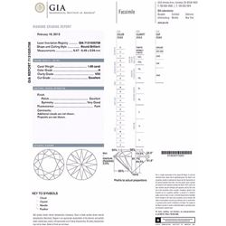 1.00 ct GIA Round Brilliant H, VS2, Solitaire Ring 18K Rose Gold RingSize  6.5