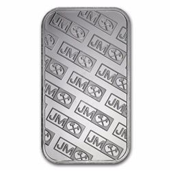 1 oz Silver Bar - Johnson Matthey (New/JM Logo Reverse)
