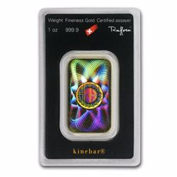1 oz Gold Bar - Argor-Heraeus KineBar Design (In Assay)