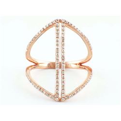 1.14 ct GIA Round Brilliant H, SI1, Solitaire Ring 18K Yellow Gold RingSize  6.5