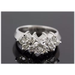 2.01 ctw Diamond Engagement  Ring Platinum White Gold G-H, SI2-SI3  10.0 tgw|**Size:5.5