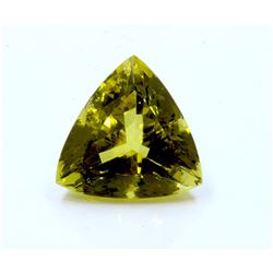 48.00 ct & up Citrine Lemon Quartz Loose stone Trillion Rare cut