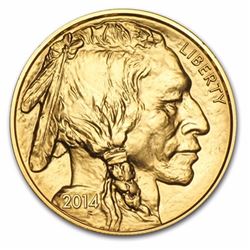 2014 1 oz Gold Buffalo BU