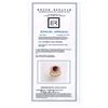 Image 3 : ONE CENTER OVAL CUT NATURAL BURMA RUBY TW:4.60CTS