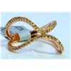 Image 1 : 14K ROSE GOLD RING 4.18GRAM DIAMOND 0.59CT