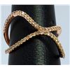 Image 3 : 14K ROSE GOLD RING 4.18GRAM DIAMOND 0.59CT