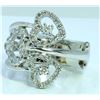 Image 2 : 14K WHITE GOLD RING 6.20GRAM / DIAMOND 0.40CT GH COLOR Si CLARITY