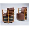 Image 1 : property of a private collector, Gilbert Rohde, Pair of Armchairs,, Model No. 3451, ca. 1930s, de...