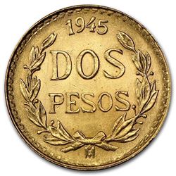 Mexico Gold 2 Pesos AGW .0482