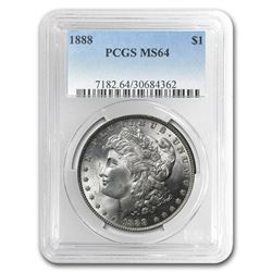 1888 Morgan Dollar PCGS MS-64