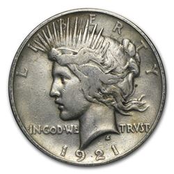 1921 Peace Dollar VF