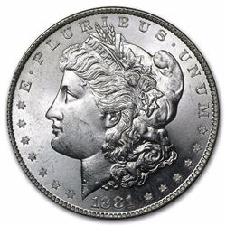 1881-S Morgan Dollar BU MS-63