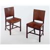 Image 1 : Various Properties, Kaare Klint, Pair of "Barcelona" chairs,, ca. 1930s, designed 1927, manufactu...