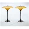 Image 1 : Various Properties, Poul Henningsen, Matched Pair of "PH" Table Lamps, Model No. 3 1/2, ca. 1930s,..