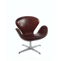 Another Property, Arne Jacobsen, An early "Swan" chair, ca. 1958, manufactured by Fritz Hansen le...