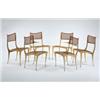 Image 1 : Dan Johnson, Group of Six "Gazelle" dining Chairs, model nos. 10a and 20a,, ca. 1956-1960, manufa...