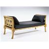 Image 1 : T.H. Robsjohn-Gibbings, "Klismos" Daybed, ca. 1960, manufactured by Widdicomb; birch and leather ...