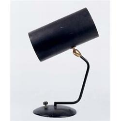Jean Prouvé, Stool, ca. 1954, manufactured by Les Ateliers Jean Prouvé; plywood and painted steel...