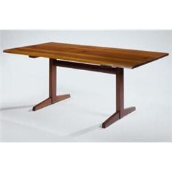 Property from, a kansas city collection, George Nakashima, "Trestle" dining table, 1966, the Amer...