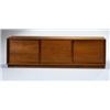 Image 1 : George Nakashima, An early Sideboard, 1958, walnut, with client's name, on the reverse, 30 1/2 x 9.
