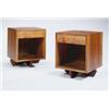 Image 1 : Property from an Important, New Jersey Collection, Mira Nakashima, Pair of End Tables, 1992, Pers...