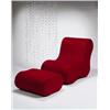 Image 1 : Guiseppe Raimondi, "Alvar" Lounge Chair and Ottoman, ca. 1967, manufactured by Gufram; foam with ...