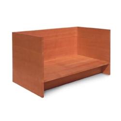 Donald Judd, Daybed, 1987, Douglas fir, lacquer finish, 44 x 45 5/8 x 80 1/4 in., (111.8 x 115.9 x .