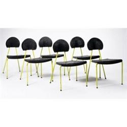 Kevin Walz, Set of Six Chairs from, the Island Records Division of the Island Trading Company,, N...