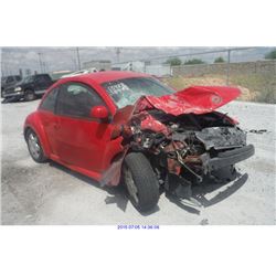 1998 - VOLKSWAGEN BEETLE//SALVAGE TITLE