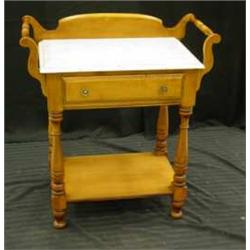 Tell City Hard Rock Maple Serving Cart wit...
